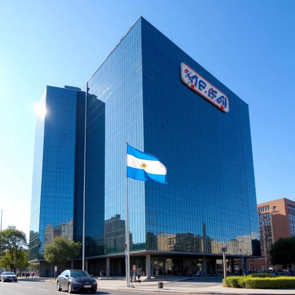 Sede central de YPF en Buenos Aires
